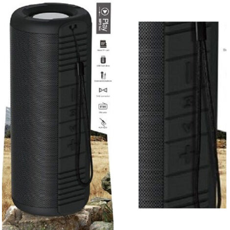 Trade Shop - Altoparlante 2.0 Wireless Speaker Bluetooth 5.0 Aux 3.5mm Usb Para Qyx533 External -