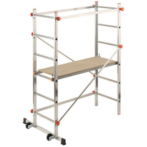 Trade Shop - Andamio Gierre Quick Clip Capacidad 120 Kg Altura Máx. 2,87 M -
