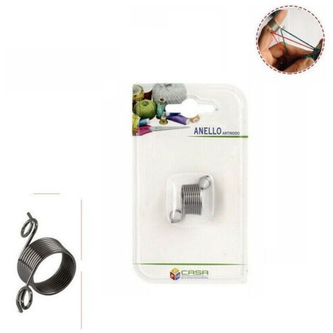 Trade Shop - Anello Antinodo Metallo Cucito Cucire Sarto Sartoria Accessorio -