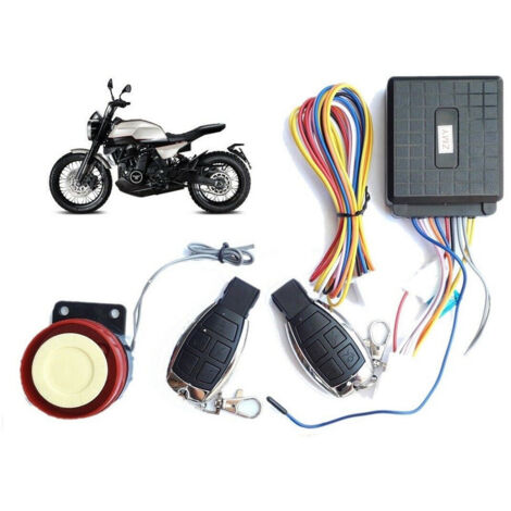 Trade Shop - ANTIFURATION NACH MOTO MIT UNIVERSICHERHEIT SIRENA SCOOTER -