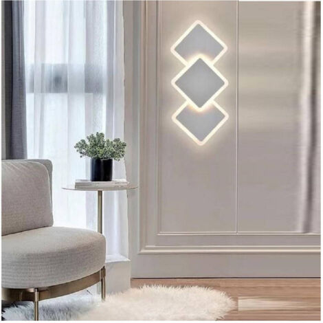 Trade Shop - ANWENDUNG MODERN TRIPLO ROMBI LED 14W ZU PARETE 3 KOLORATIONEN VON LIGHT AQ31-B3C -