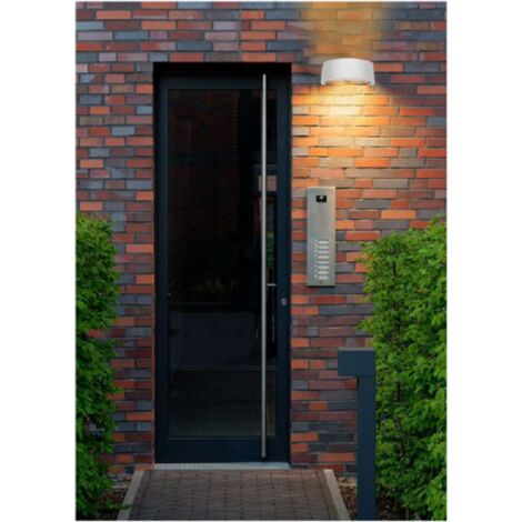 Trade Shop - Aplique Led Exterior 16 Vatios Corona Ip65 Arriba Y Abajo Luz Blanca Es64 -