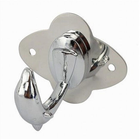 Trade Shop - Appendino Gancio Appendi Porta Asciugamano 1 Posto Bagno A Delfino 7.5 Cm 52178 -