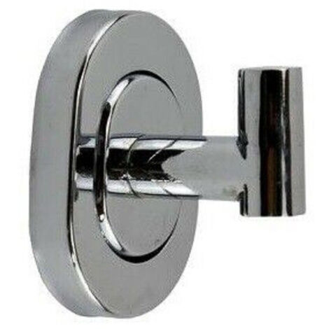 TRADE SHOP - Appendino Gancio Porta Asciugamani Accappatoio Cromato Bagno 1 Posto Muro 69178 -