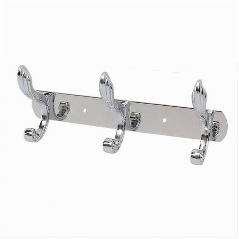 TRADE SHOP - Appendino Multiuso A 3 Ganci Ali Finitura Cromo Lucido 52181 Appendi Abiti -