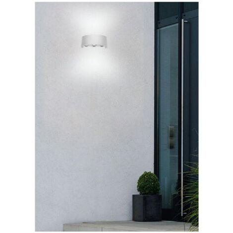 Trade Shop - APPLIQUE ESTERNO LED 16 WATT CROWN IP65 UP & DOWN BIANCO LUCE ES64 -