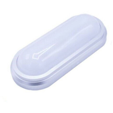 Trade Shop - Applique Lampada Led 8 Antinebbia Plafoniera Opaca Luce Calda Parete -