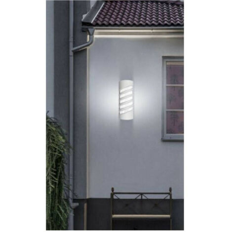 TRADE SHOP - Applique Led A Parete Bianco 12 W Per Esterno Luce 3000k 6500k 4000k Ip65 Es56 - -Bianco Freddo      -