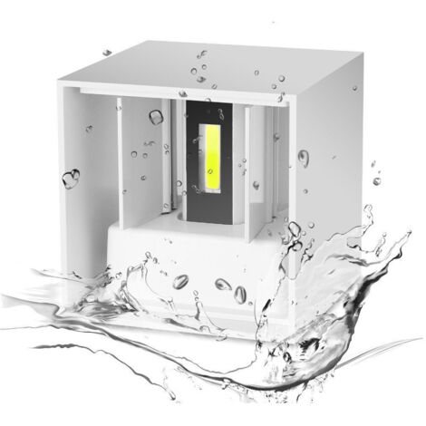 Trade Shop - Applique Led Cubo Lampada Para Parete 5w 750lmn Luz Updown Ip65 -