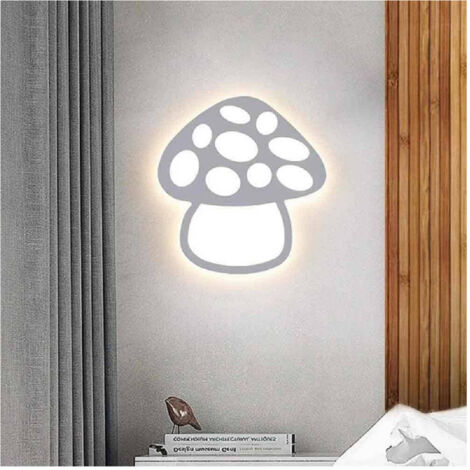 Trade Shop - Applique Led Forma Fungo Lampada Parete Decorativa 9w 3 Colorazione Luce Aq26-b3c -
