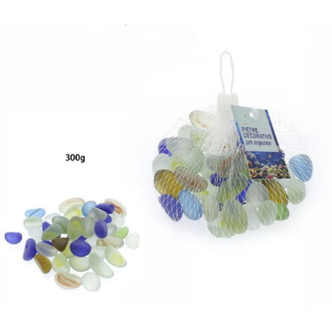 Trade Shop - AQUARIUM FARBIGE DEKORATIVE KIESELSTEINE GARTEN PFLANZEN 70278 -