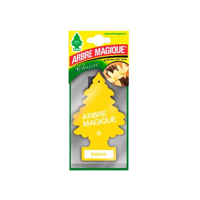 Image of Trade Shop - Arbre Magique Mono Deodorante Profumatore Auto Profumazione Fragranza Vaniglia