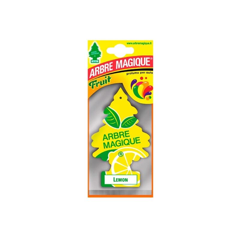 Image of Trade Shop - Arbre Magique Mono Deodorante Profumatore Per Auto Profumazione Fragranza Lemon