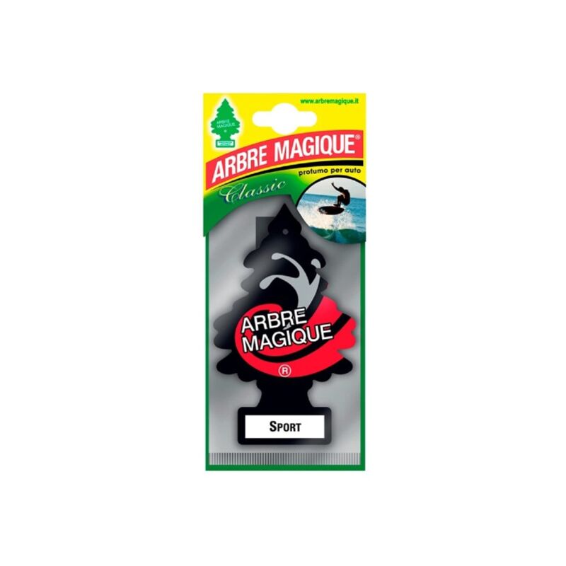 Image of Trade Shop - Arbre Magique Mono Deodorante Profumatore Per Auto Profumazione Fragranza Sport