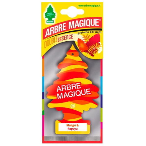 Trade Shop - Arbre Magique Mono Profumatore Per Auto Profumazione Fragranza Mango & Papaya -