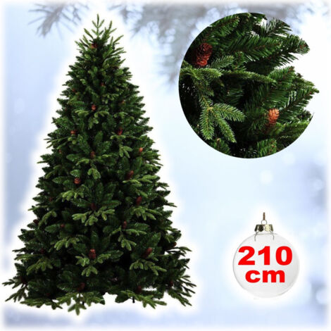 Trade Shop - ARTIFIKEL 210CM VERDE MIT PIGNE 900 BASE CROCE RAM -