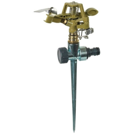 Trade Shop - Aspersor Oscilante Sobre Pincho Metálico Riego -