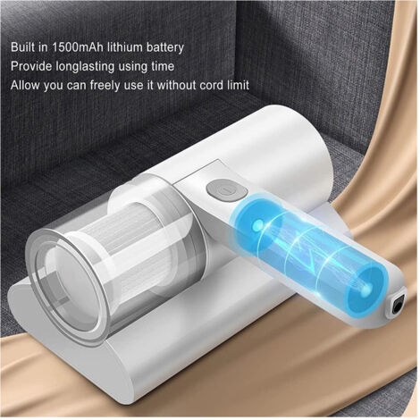 Trade Shop - Aspirador Inalámbrico Portátil Ideal Para Telas De Cama Cojines Custans -