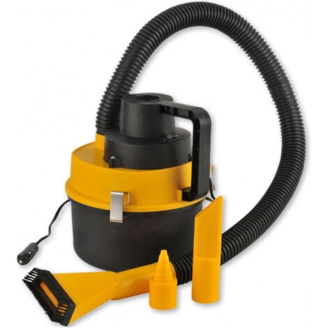 TRADE SHOP - Aspirapolvere Bidone 4,5l 93-120w Con Tubo Flessibile Auto Accendisigari Camper -
