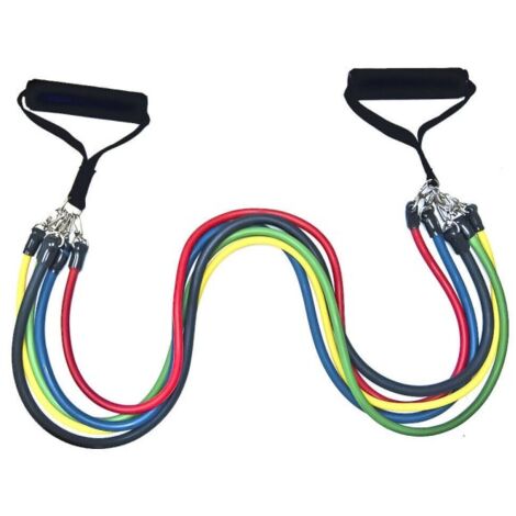 Trade Shop - Attrezzo Fitness Bande Elastiche Resistenza Della Forza Crossfit Palestra Pesi