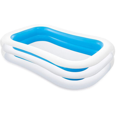 Trade Shop - Aufblasbares Schwimmzentrum Familienbecken 262 x 175 x 56 cm, rechteckig, 750 l, 56483 -