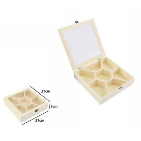 Trade Shop - AUSFUHREN IN LEGNO MIT BACHECS 7 SCOMPARTEN VETRINA 74028A LY-1417 -