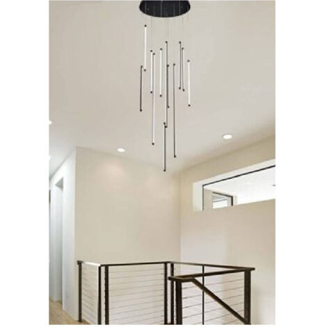 Trade Shop - AUSGABEN 105 W MODERN LED PENDENTEN NERO LUCE 4000K 6500K 3000K LP-45N -