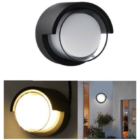 Trade Shop - AUSSEN- UND INNENWANDLEUCHTE MODERNE WANDLAMPE IP65 SPOTLIGHT 12W -