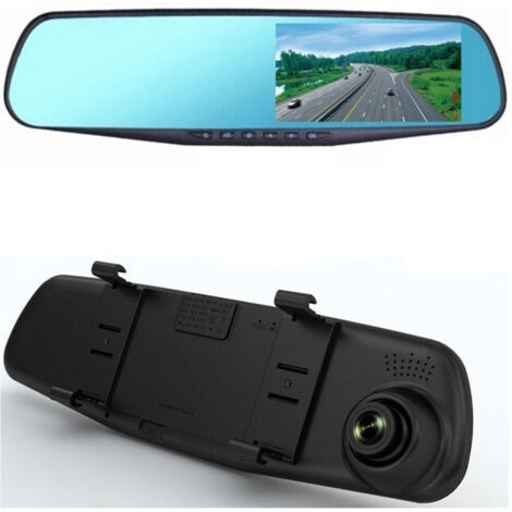 TRADE SHOP - Auto Rearview Specchietto Dvr Telecamera Full Hd 1080p 2.3 "lcd Per Retrocamera -