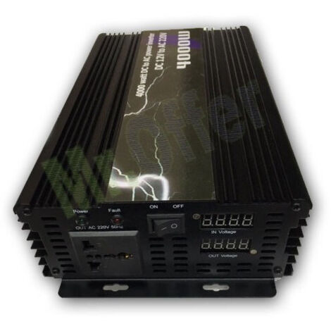 Trade Shop - Auto-Wechselrichter 4000W Leistungstransformator Konverter Camper -