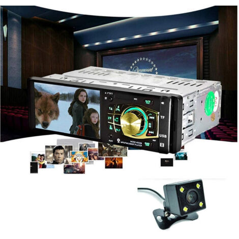 TRADE SHOP - Autoradio Auto Mp5 Player Telecamera Bluetooth Radio Audio Video Tf Usb 4032b -