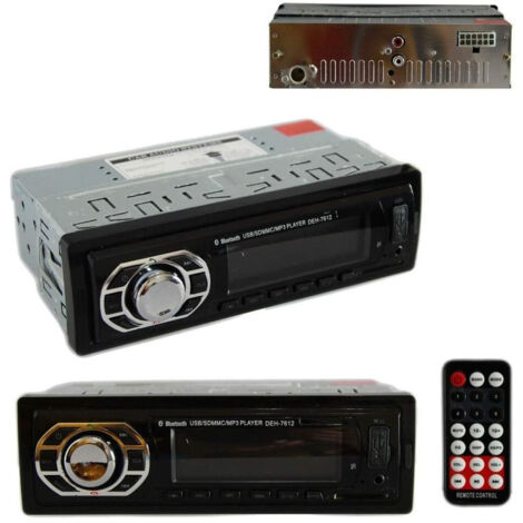 Trade Shop - Autoradio Bluetooth Freisprecheinrichtung FM Radio MP3 USB AUX SD-Karte 45 W x 4 -