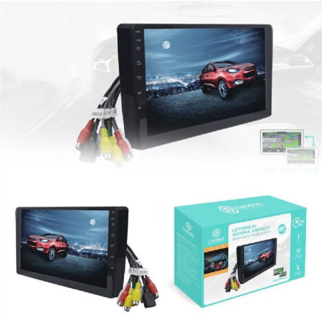 TRADE SHOP - Autoradio Sintolettore Con Monitor 9″ Hd Lettore Sistema Android 50wx4 Cx-8221 -