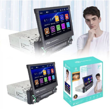 Trade Shop - Autoradium Con Monitor 7′′ Hd Multimedial Reader For Auto 60wx4 Bluetooth Cx-8225 -