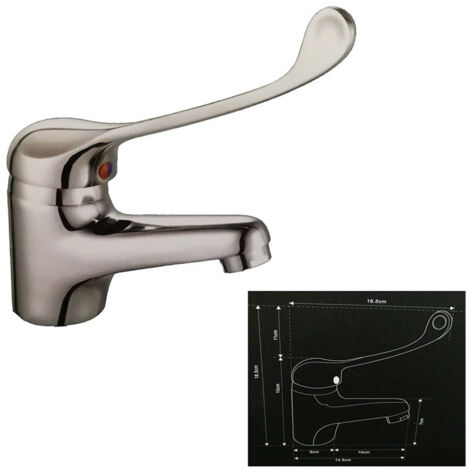 Trade Shop - BAD BIDET MISCHBATTERIE 58949 WASCHBECKEN WASCHBECKEN EINHEBELMISCHER -
