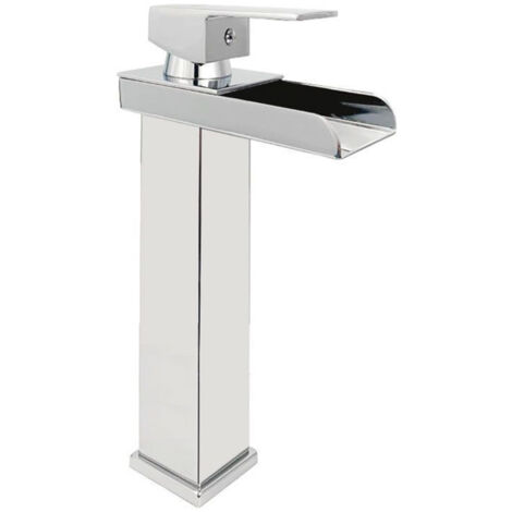 Trade Shop - BADARMATUR MODERNES DESIGN CASCADE EINHEBELMISCHER HOCH CHROM -