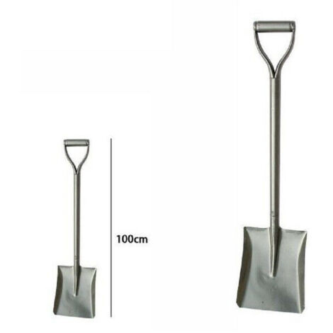 Trade Shop - Badile Vanga Pala Attrezzo Giardino Giardinaggio Campeggio Metallo 100 Cm 63311 -