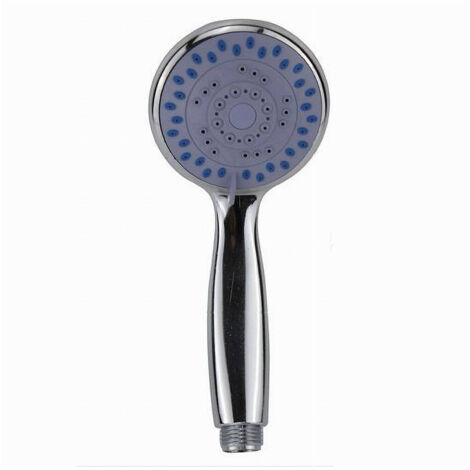 TRADE SHOP - Bagno Doccetta Doccino Soffione Doccia Cornetta Rotondo Moderno 9x20cm 69056 -
