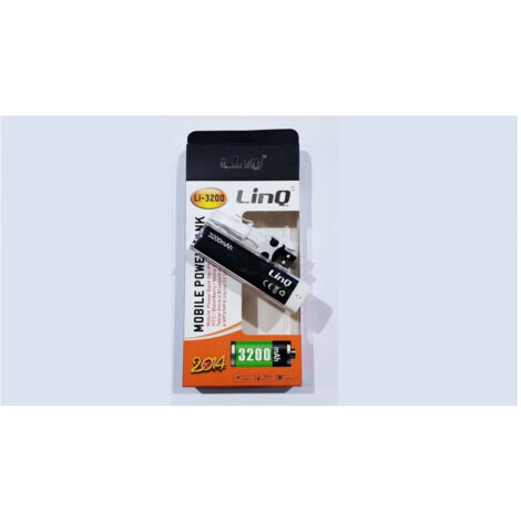 Trade Shop - Banco De Energía 3200 Mah Batería De Emergencia Para Teléfonos Inteligentes Li-3200 -
