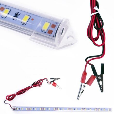 BARRA LED 50cm BIANCO NEUTRO 72led SMD3528 7.2w 12v BARRETTA BAR RIGIDA LUCE