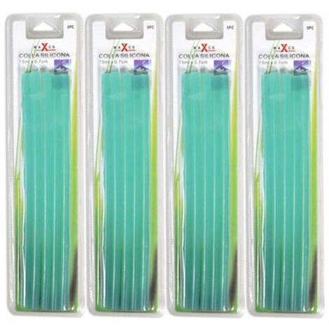 TRADE SHOP - Bastoncini Colla 20 Pz Per Pistola A Caldo Incollatrice Verde Stick 18 X 0,7 Cm -