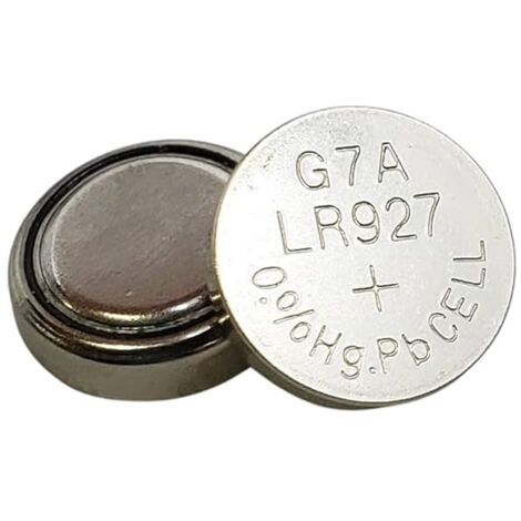 TRADE SHOP - Batterie Alkaline Lr927/g7 1.5v 40mah Pile Bottone Orologi Telecomandi Maxtech -