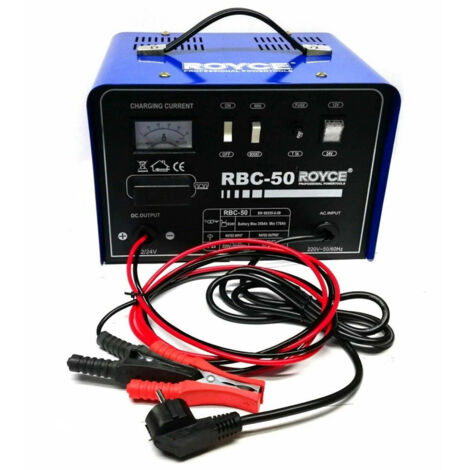 Trade Shop - BATTERIELADEGERÄT 12-24 V 50 A AUTO MOTORRAD WOHNMOBIL BOOT TRAGBARES BATTERIELADEGERÄT -