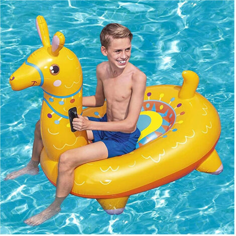 Trade Shop - Bestway Fashion Lama Beach Rettungsring, aufblasbar, für Meer, Pool, Neu -