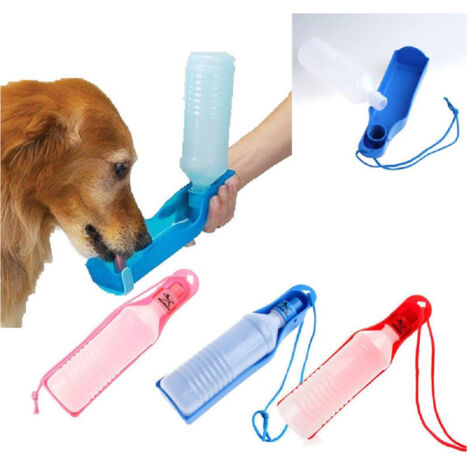 Trade Shop - BEVERINO BORRACCIA CIOTOLA ACQUAPER CANI ANIMALI DA VIAGGIO 250ML PORTATILE -