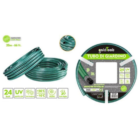 Trade Shop - BEWÄSSERUNGSSCHLAUCH GARTEN PFLANZEN WASCHMASCHINE PUMPE 20MT 66 FT. Ø3/4-19MM 57508 -