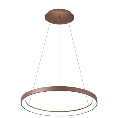 Trade Shop - BEZEICHNETE LEUCHTEN-LED 42 W CCT-LEUCHTENSUMMER 58CM LEUCHTEN - Braun