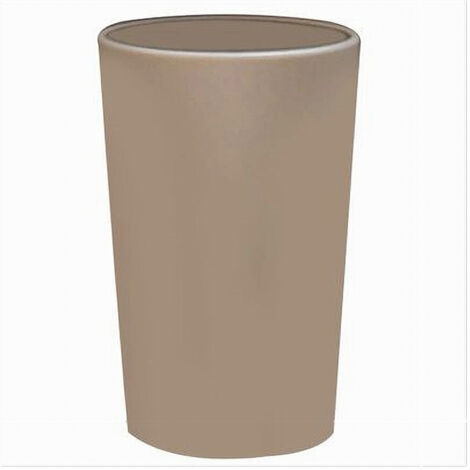 TRADE SHOP - Bicchiere Portaspazzolini Dentifricio Colore Tortora Accessori Arredo Bagno 79191 -