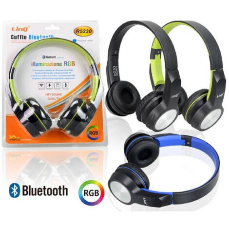 Trade Shop - BLUETOOTH MIT RGB ILLUMINATION FUNZIONE RADIO FM WIRELESS 10 MT R5230 -