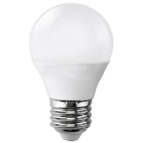 Trade Shop - Bombilla Led 6 W Esfera E27 Luz Fría 6500k Luz Cálida 3000k Natural 4000k G45-04 -